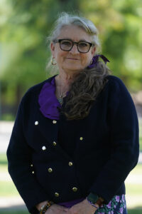 Outdoor portrait of Dr. Kathy Rindahl. 